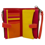 AP-7422/SUNSET Leather Phone Wallet Wristlet