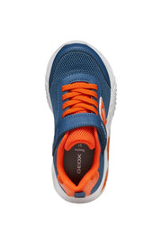 Geox J ASSISTER BOY J45DZC	014CE C4B2T Boys Blue / Orange Trainer