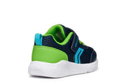 Geox B SPRINTYE BOY B454UC 01454 C0749 Boys Navy / Lime Trainer