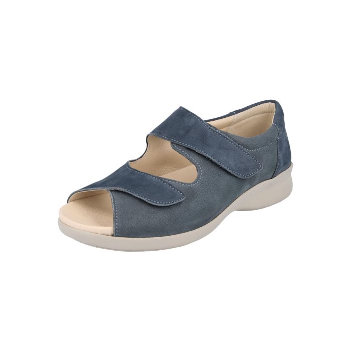 DB Shoes Bliss2 2V 78218B Ladies Two Tone Blue Leather Sandals