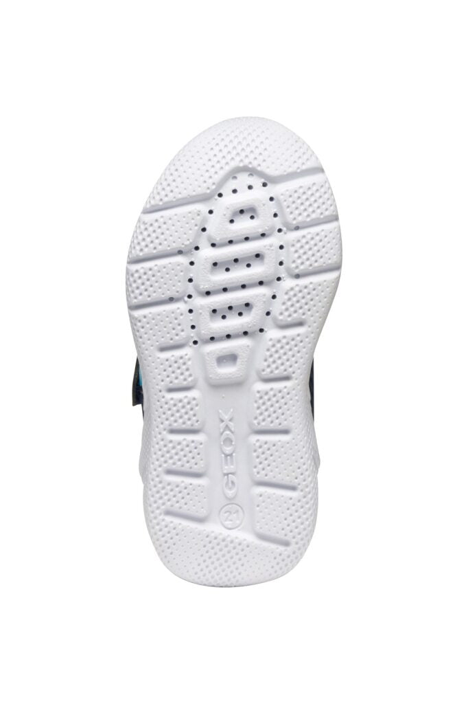 Geox B SPRINTYE BOY B454UC 01454 C0749 Boys Navy / Lime Trainer