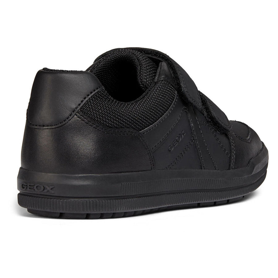 Geox J ARZACH B.E J844ae 05443 C999 Black School Shoes