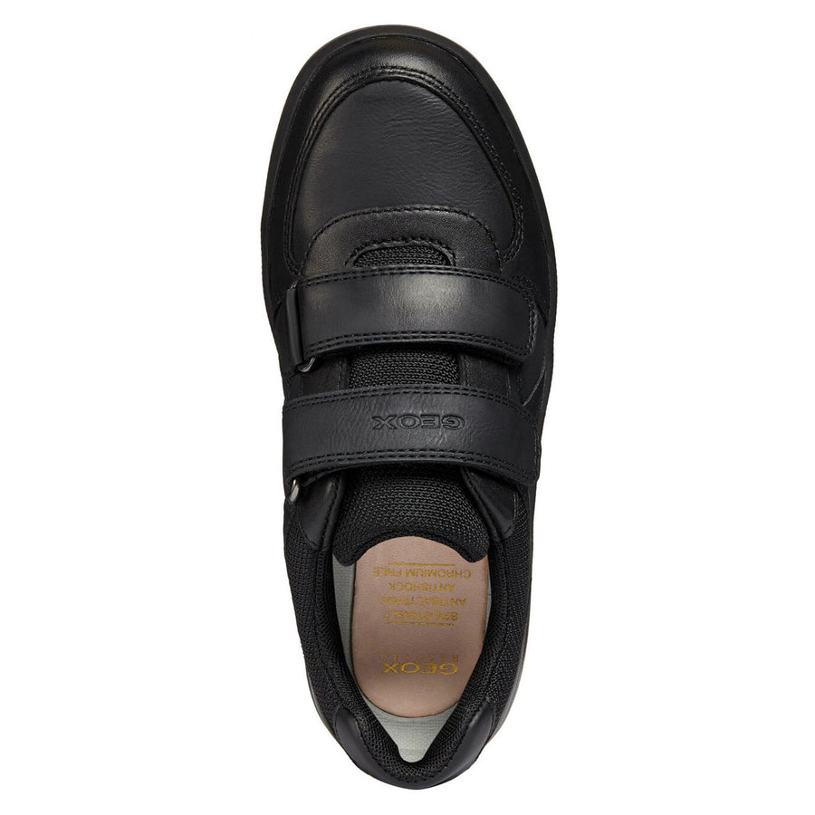Geox J ARZACH B.E J844ae 05443 C999 Black School Shoes