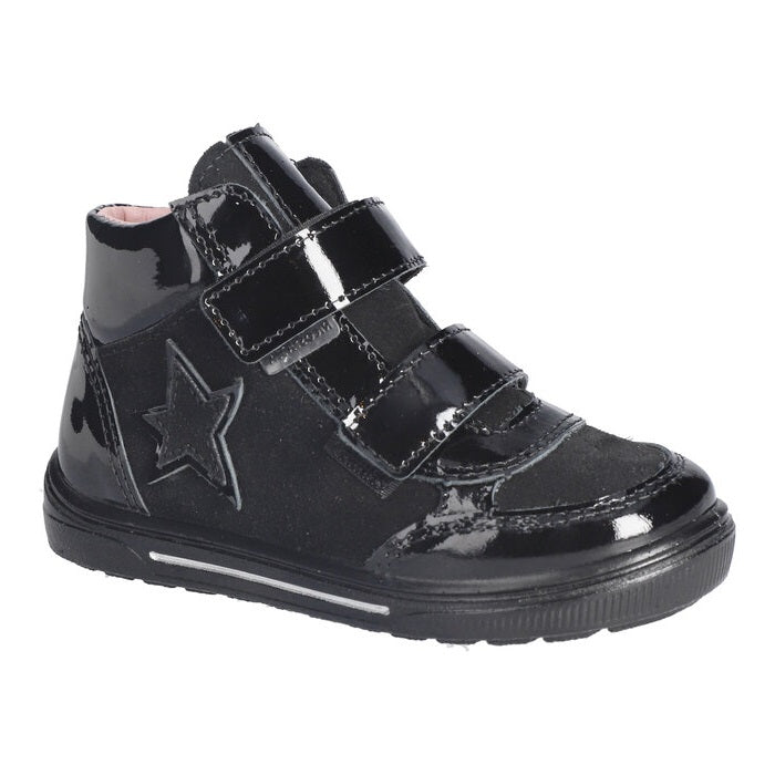 Ricosta Cathy Leather Black School Boot 7303802-090
