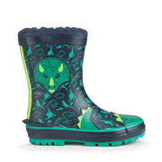 Start-Rite Big Puddle 9934_9 Navy Dinosaur Wellingtons