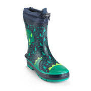 Start-Rite Big Puddle 9934_9 Navy Dinosaur Wellingtons