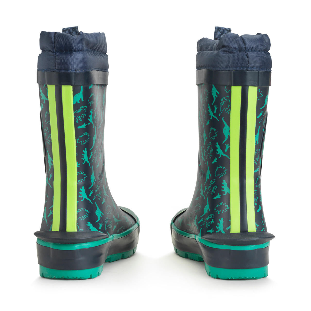 Start-Rite Big Puddle 9934_9 Navy Dinosaur Wellingtons
