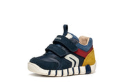 Geox B Iupidoo B3555D 05422 C4244 Navy / Dark Red Boys Trainer