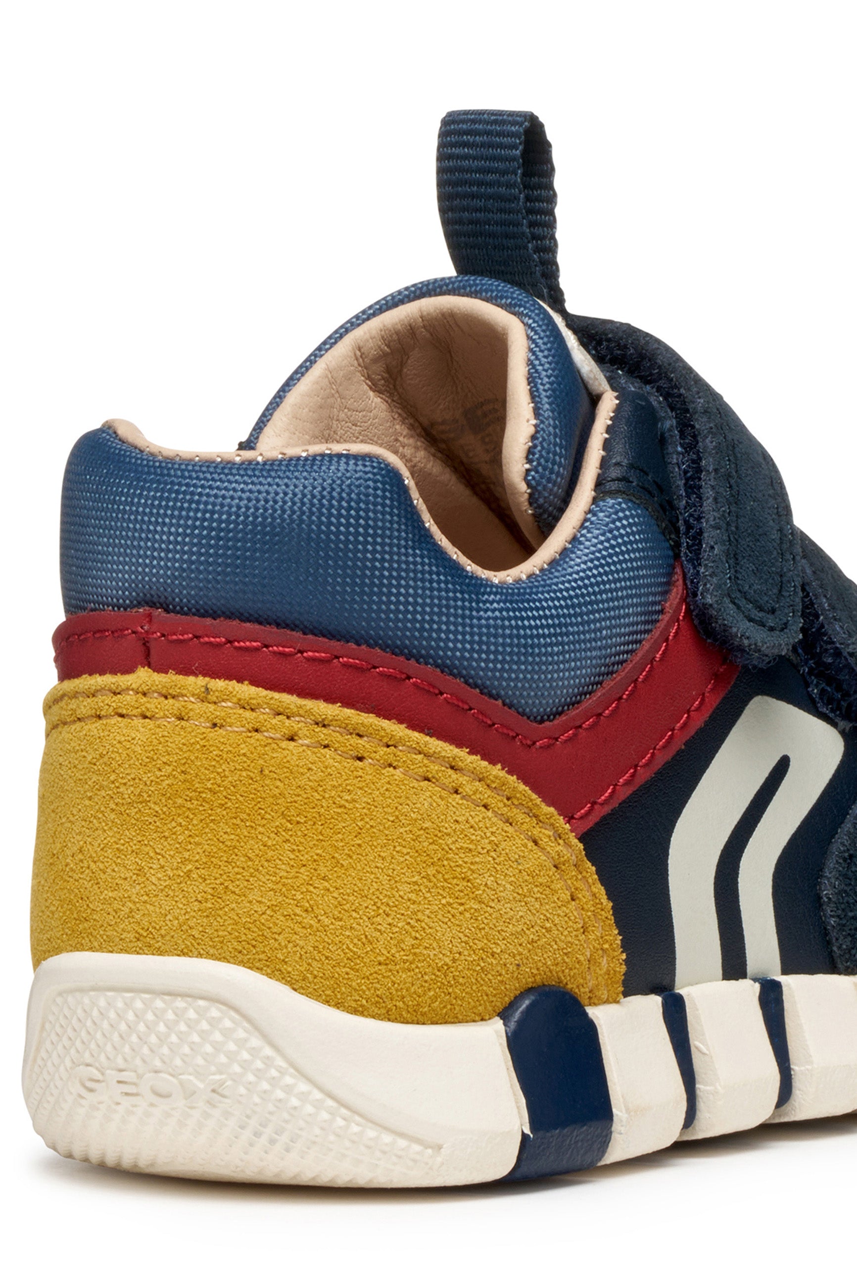 Geox B Iupidoo B3555D 05422 CF4E3 Navy / Pistachio Boys Trainer