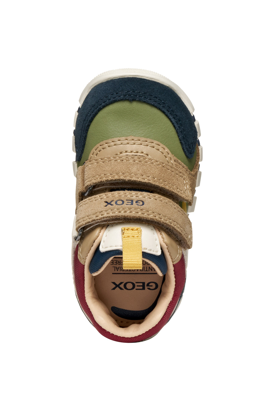 Geox B Iupidoo B3555D 05422 CF4E3 Navy / Pistachio Boys Trainer