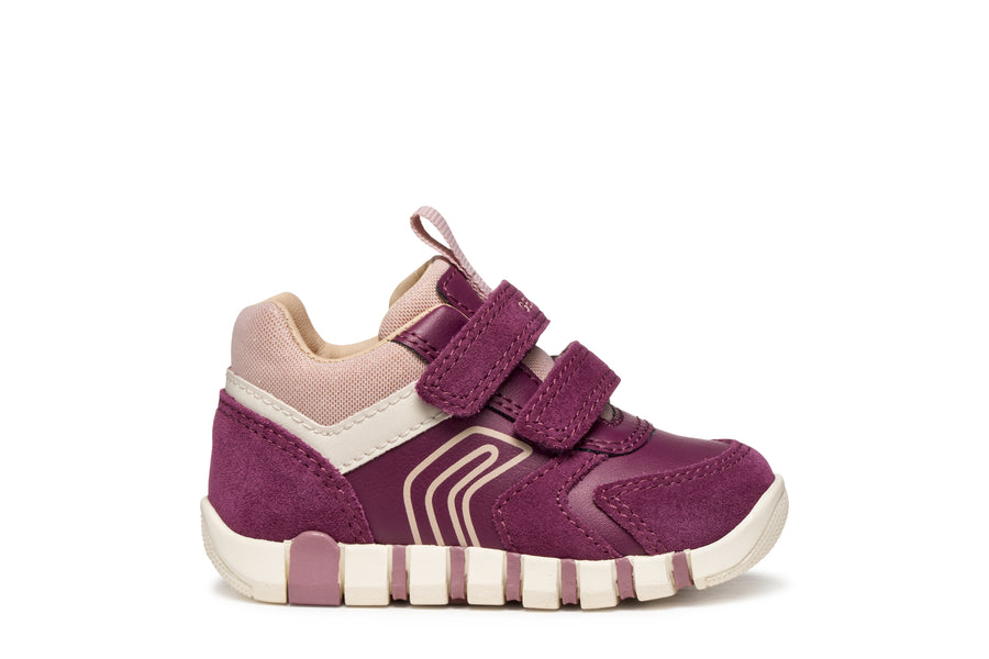 Geox B Iupidoo Girl B3558C 05422 Dk Purple / Rose Trainer