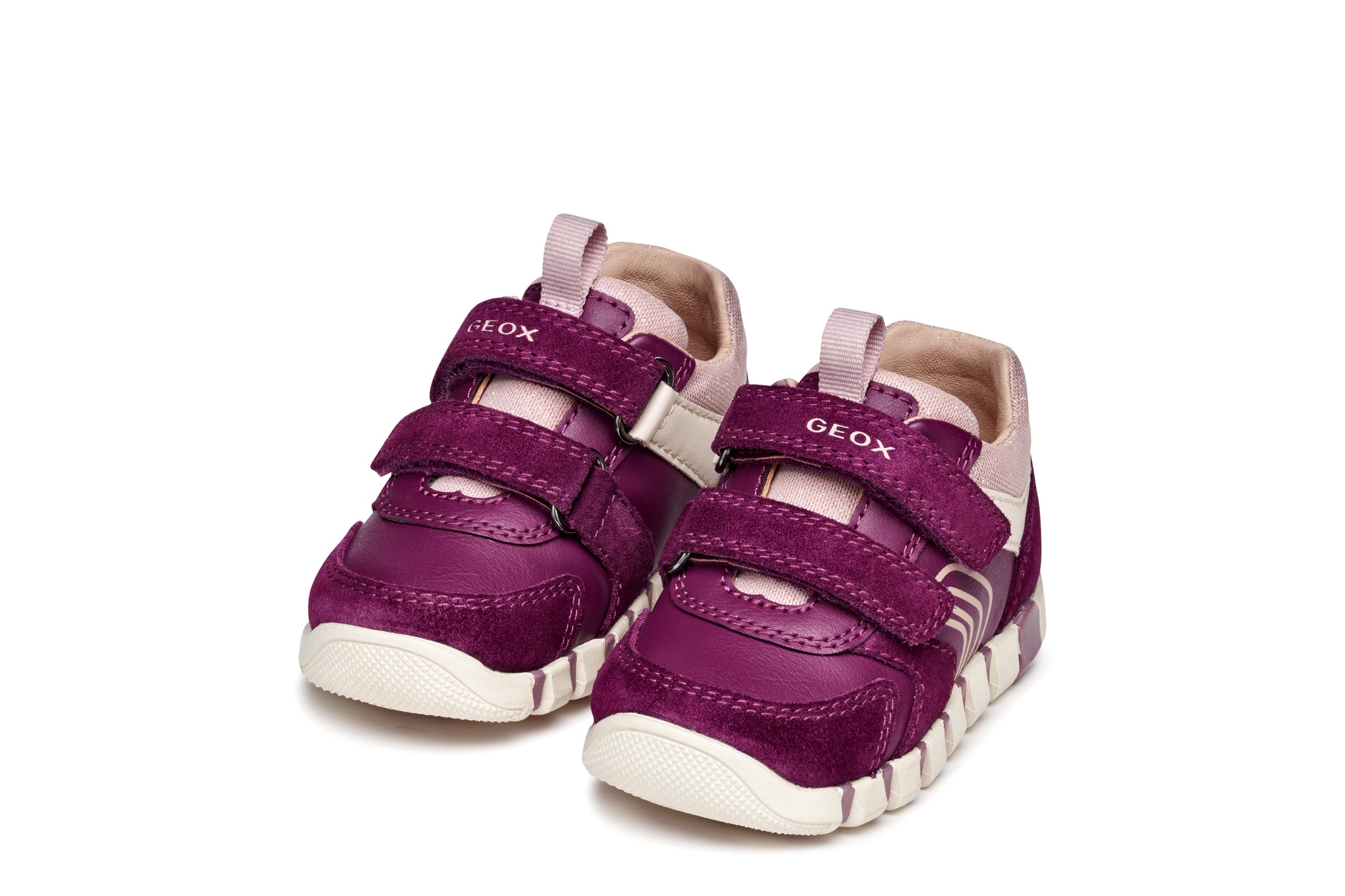 Geox B Iupidoo Girl B3558C 05422 Dk Purple / Rose Trainer