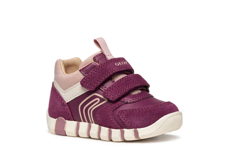 Geox B Iupidoo Girl B3558C 05422 Dk Purple / Rose Trainer