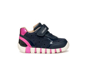 Geox B IUPIDOO GIRL B5658B 0DHBC Navy / Fuchsia Girls Trainer