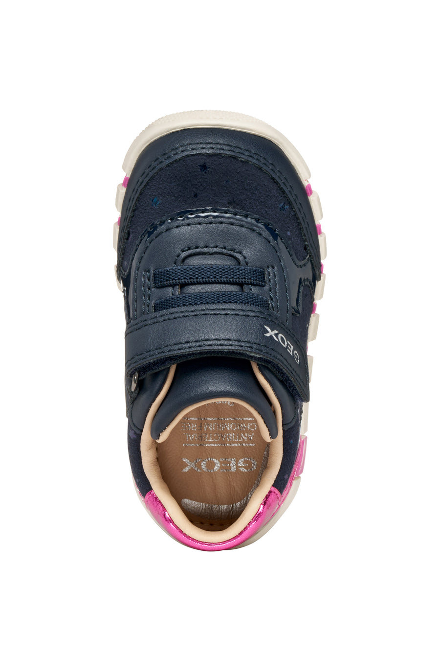 Geox B IUPIDOO GIRL B5658B 0DHBC Navy / Fuchsia Girls Trainer