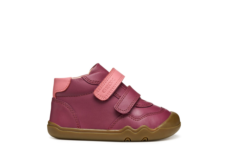 Geox B STEPPIEUP B5663C Girls DK PURPLE / DK PINK Trainer