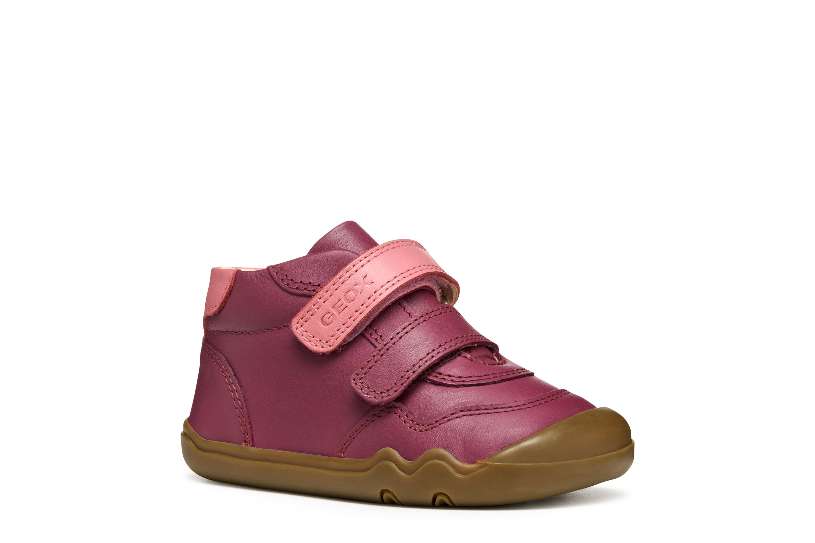 Geox B STEPPIEUP B5663C Girls DK PURPLE / DK PINK Trainer