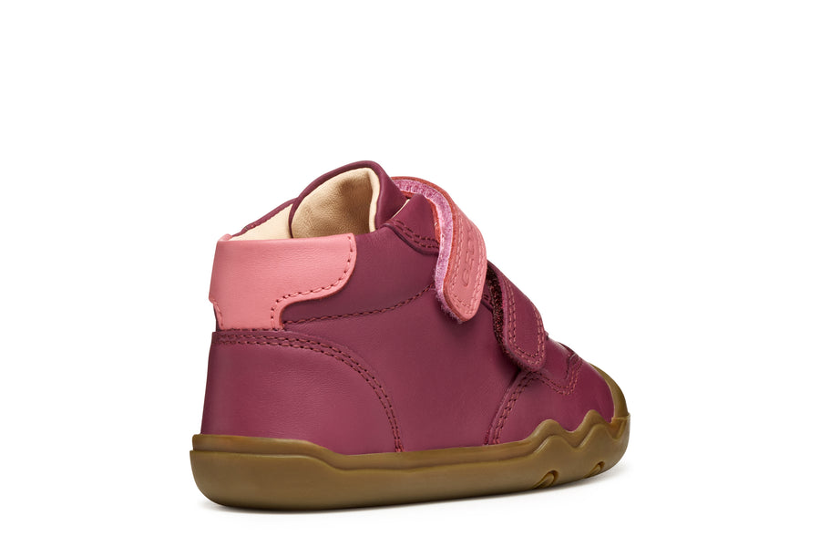 Geox B STEPPIEUP B5663C Girls DK PURPLE / DK PINK Trainer