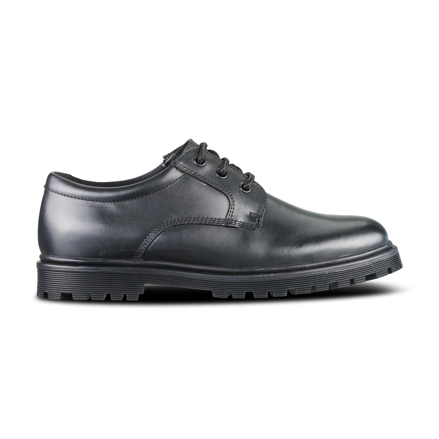 Term Bailey Black Lace Up School Shoe