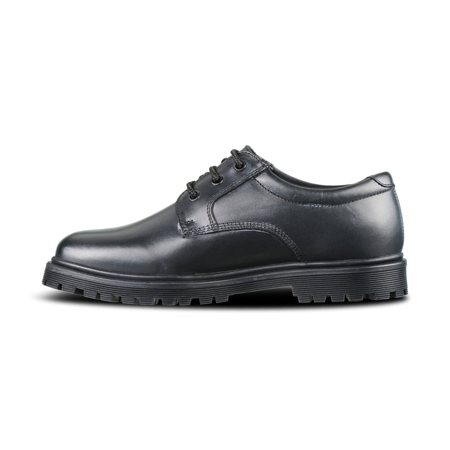 Term Bailey Black Lace Up School Shoe