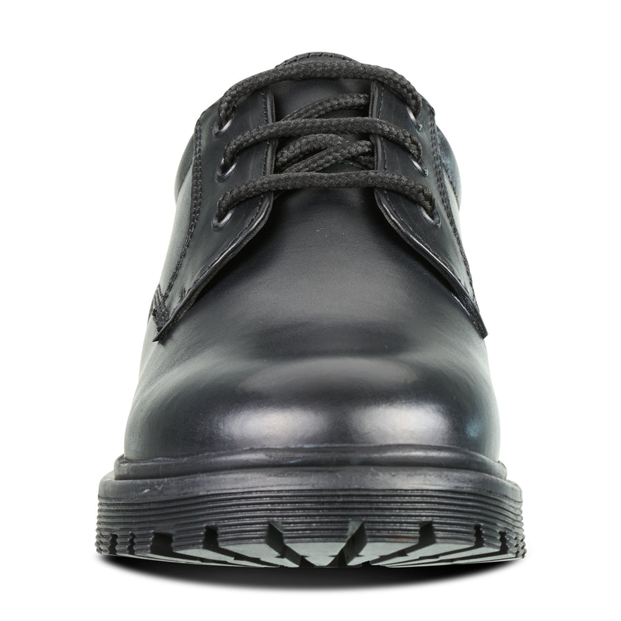 Term Bailey Black Lace Up School Shoe