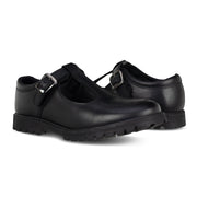 Term Emily Black Buckle School Shoe