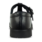 Term Emily Black Buckle School Shoe
