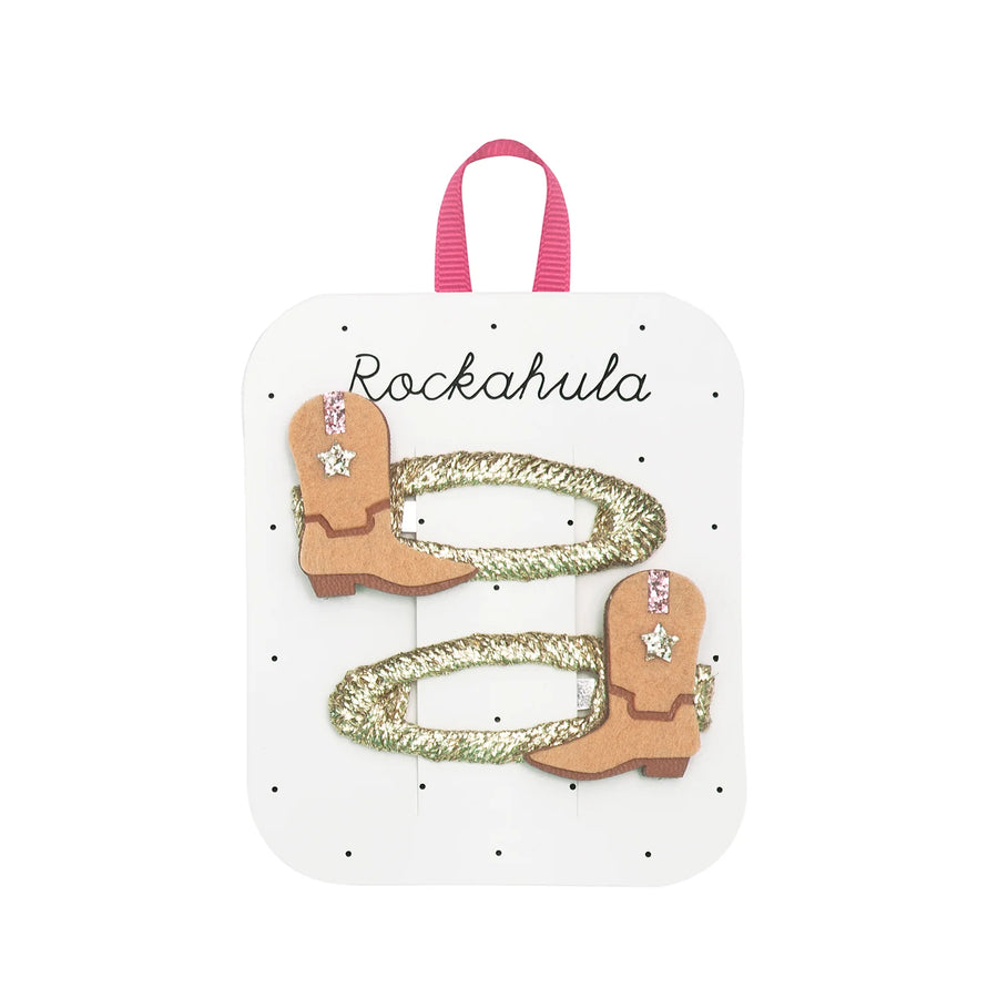 Rockahula  Kids Cowgirl Boots Clips H2259B