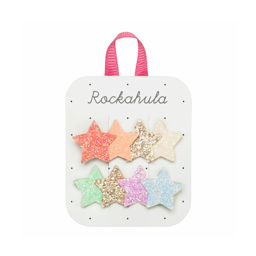 Rockahula Kids Rainbow Shimmer Star Clips H2273M