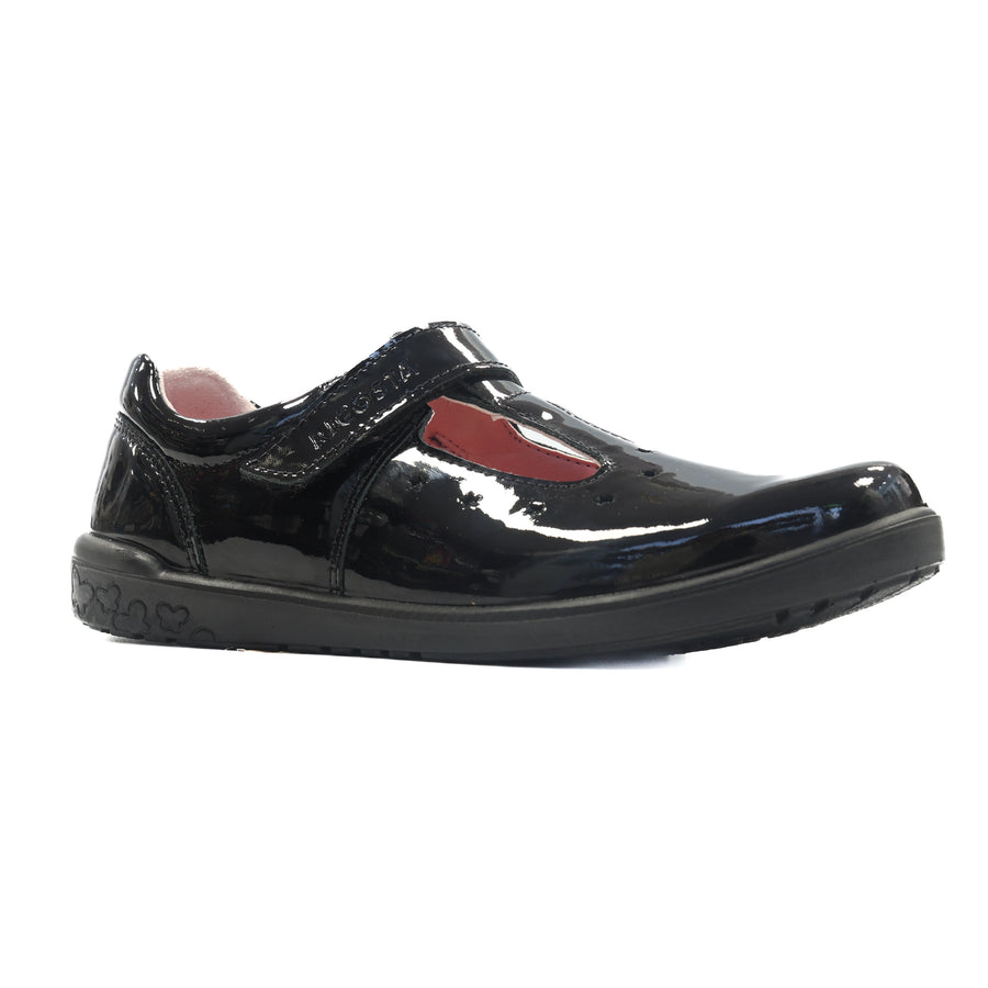 Ricosta Scarlett Patent 50 8600202/093 Black School Shoes