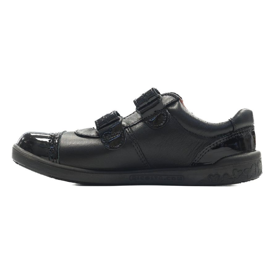 Ricosta Grace Patent 50 8600502/093 Black School Shoes