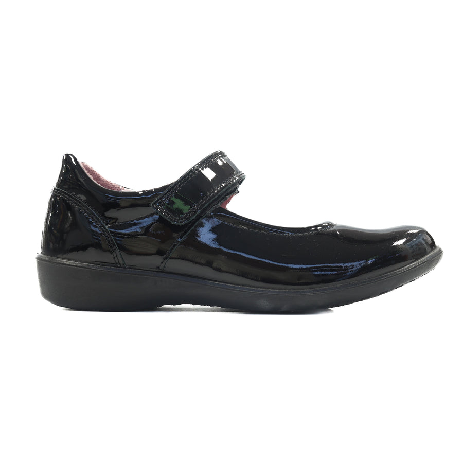 Ricosta Beth Patent W 50 8500103/093 Black School Shoes