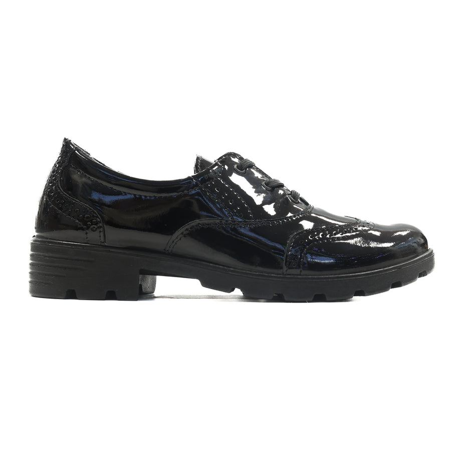 Ricosta Lucy Patent 50 7200302/093 Black School Shoes