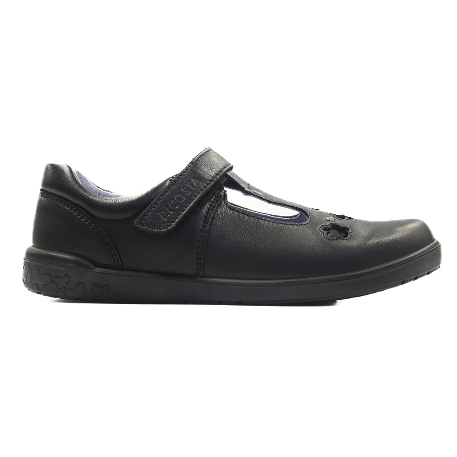 Ricosta Leona 50 8600602/090 Black School Shoes Medium
