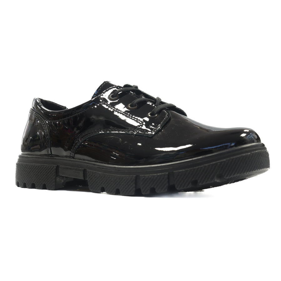 Ricosta Stacy 50 8001002/093 Black Patent School Shoes