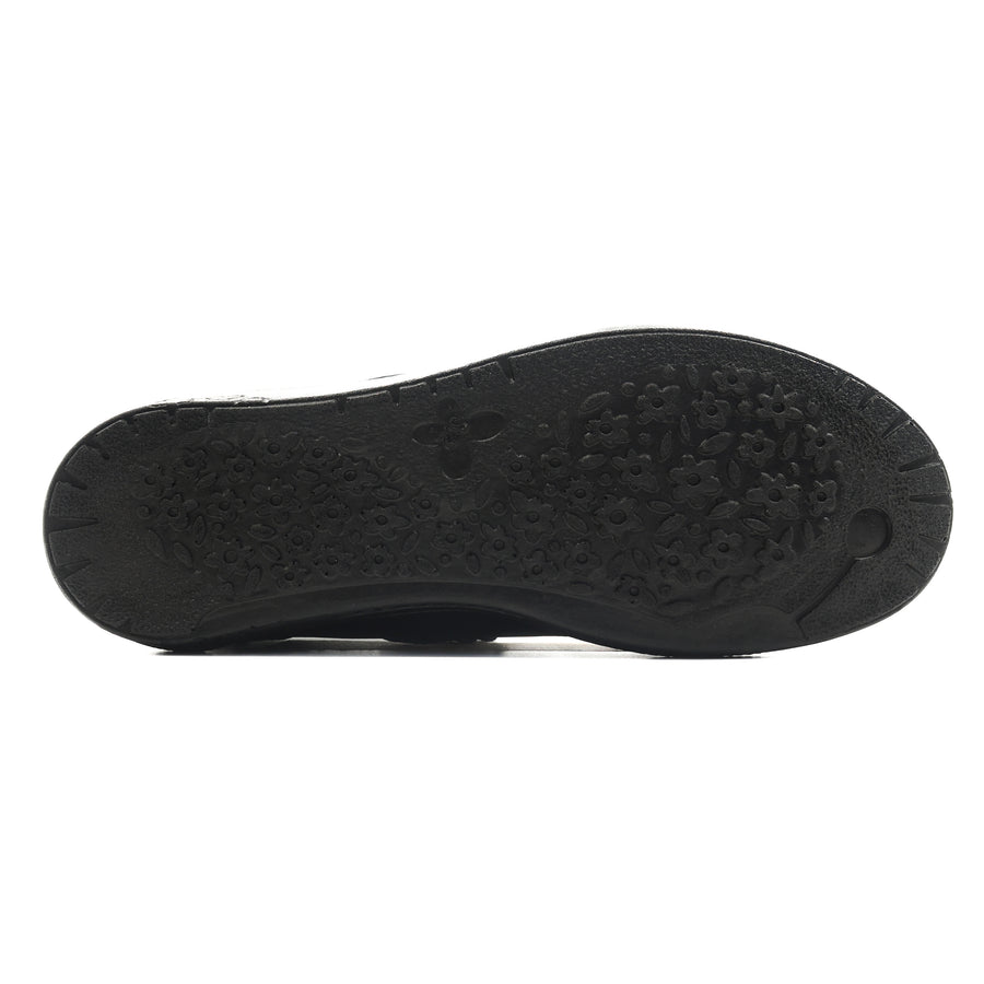 Ricosta Leya 50 8600702/090 Black School Shoes