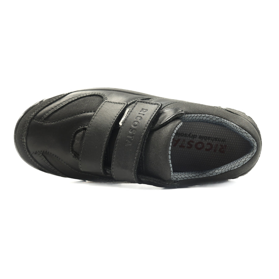 Ricosta Niro 50 4700302/090 Black Waterproof School Shoes