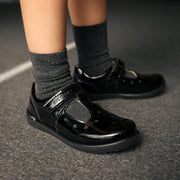 Ricosta Scarlett Patent 50 8600202/093 Black School Shoes