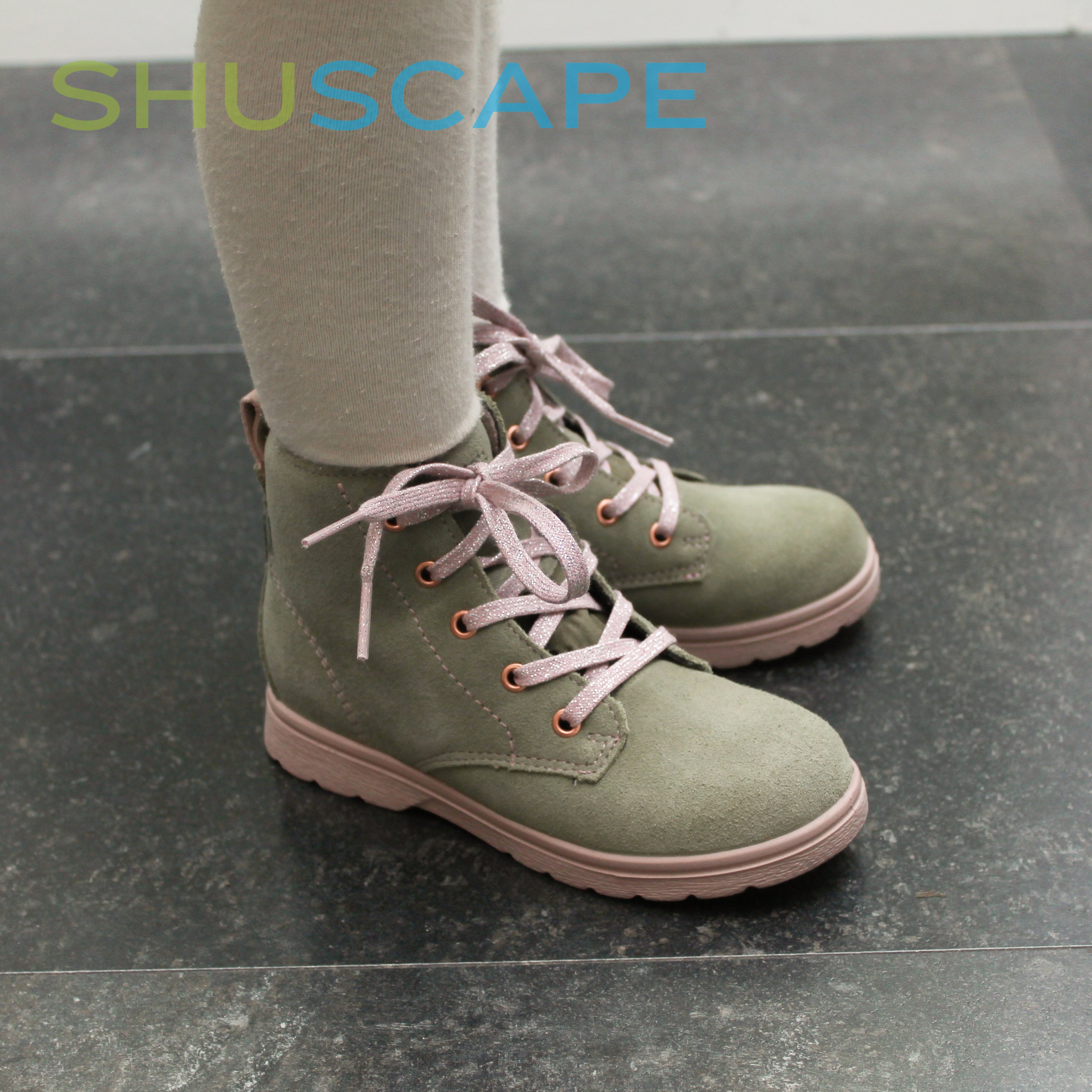 Ricosta Ilvy 50 2500102/530 Girls Eucalyptus Waterproof Boot