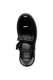 Geox J CASEY G. E J1620E 000HH C9999 Black Patent School Shoes