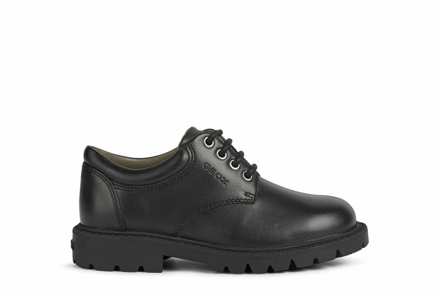 Geox J Shaylax B C J16FAC 043BC Black School Shoes