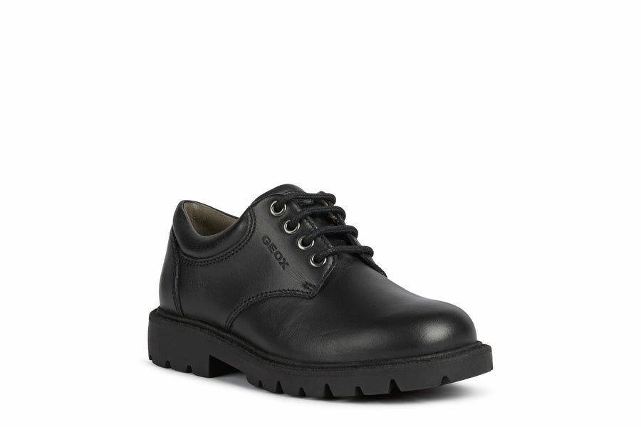 Geox J Shaylax B C J16FAC 043BC Black School Shoes