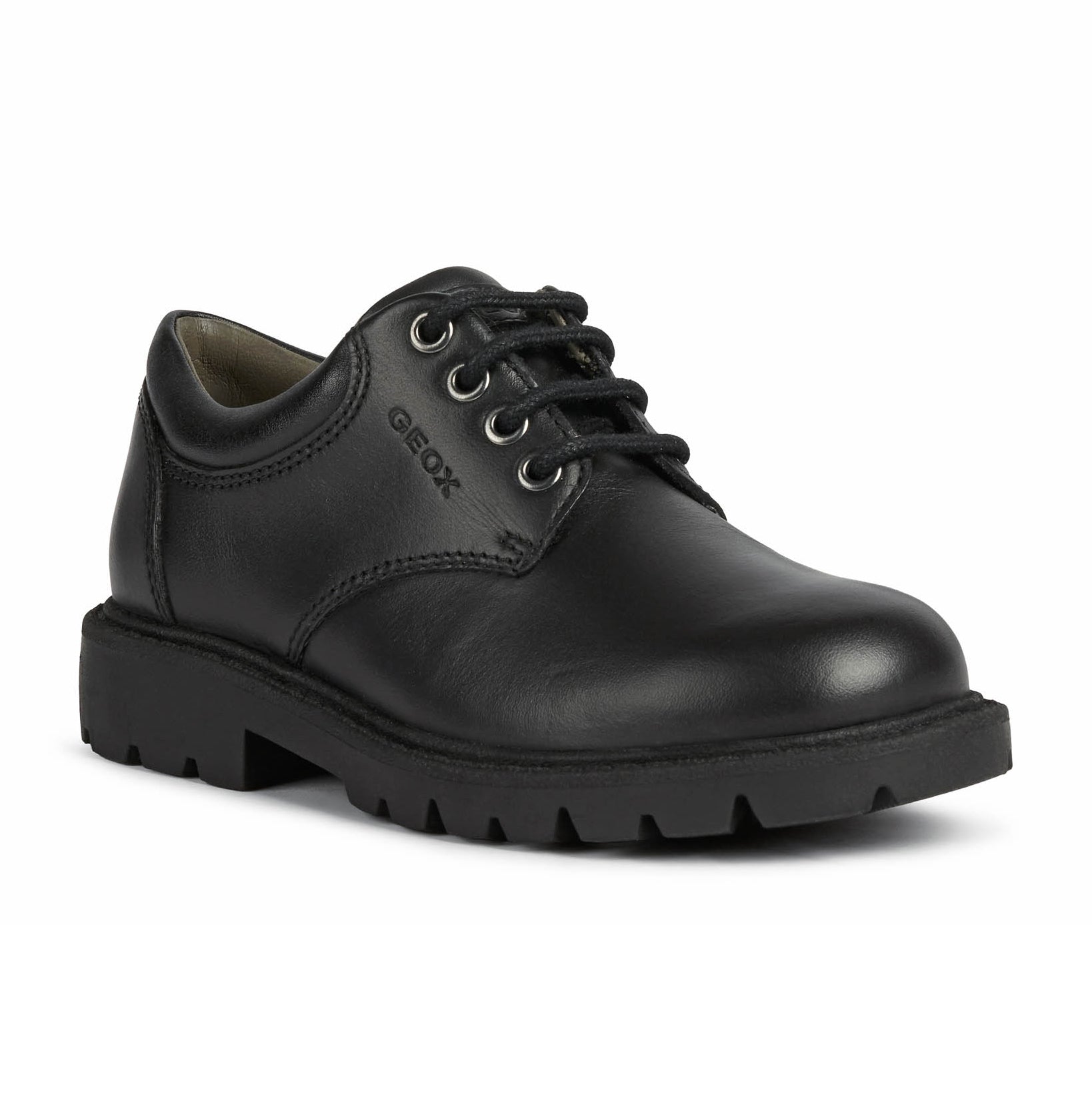 Geox J Shaylax B C J16FAC 043BC Black School Shoes