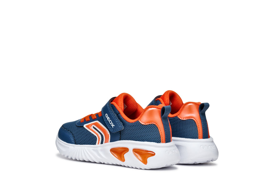 Geox J Assister Boy J45Dzc 014Ce Avio / Orange Trainer