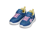 Geox J SPRINTYE J55WA OAS54 C4BE8 Blue/Pink Girls Trainer
