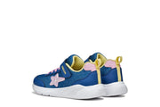 Geox J SPRINTYE J55WA OAS54 C4BE8 Blue/Pink Girls Trainer