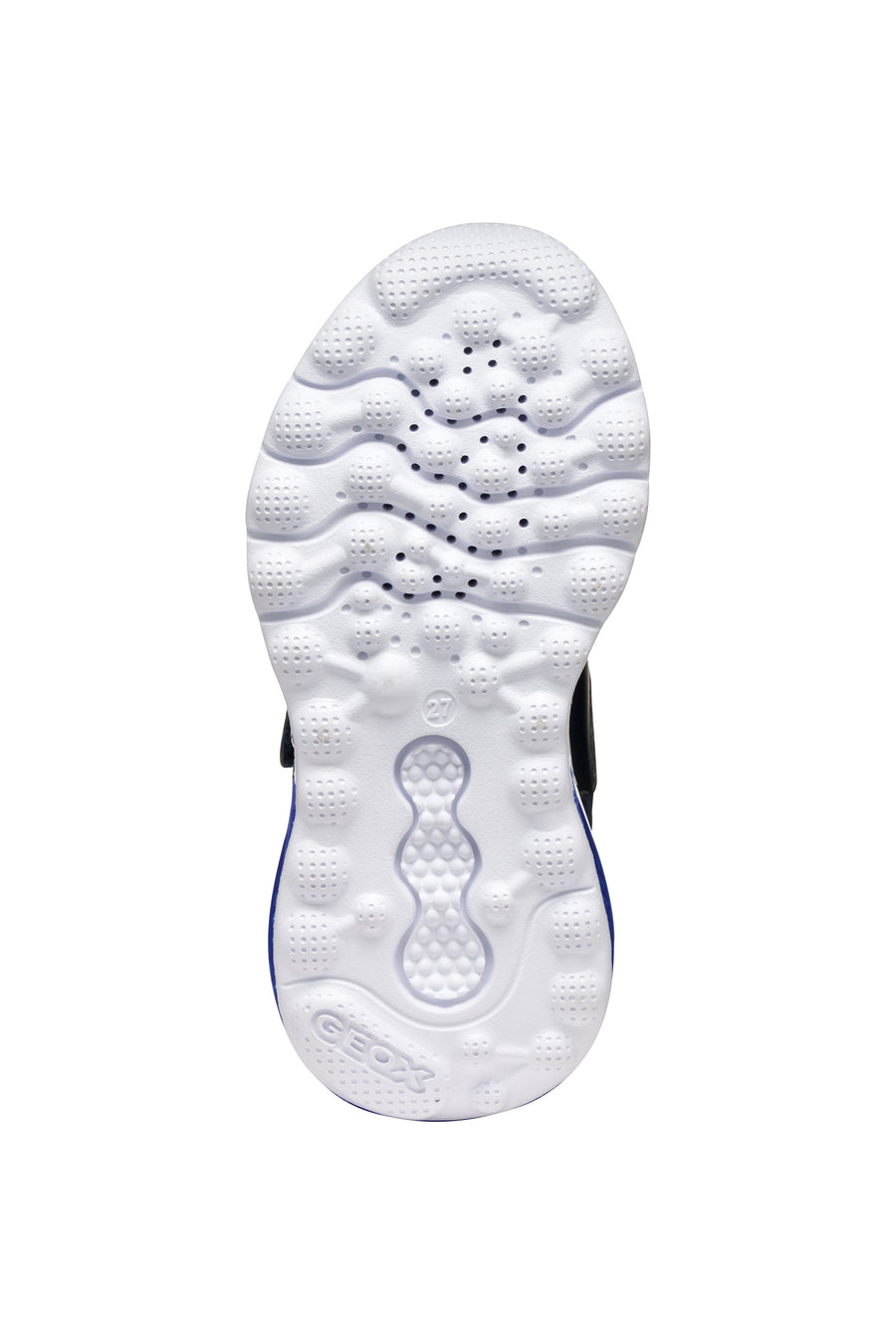 Geox J Activart Illuminus J56LYA 02A9J Navy Royal Boys Lights Trainer