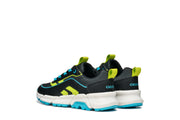 Geox J FLEXYPER PLUS BOY J56MVB  0FU54 Black / Lt Blue Trainer