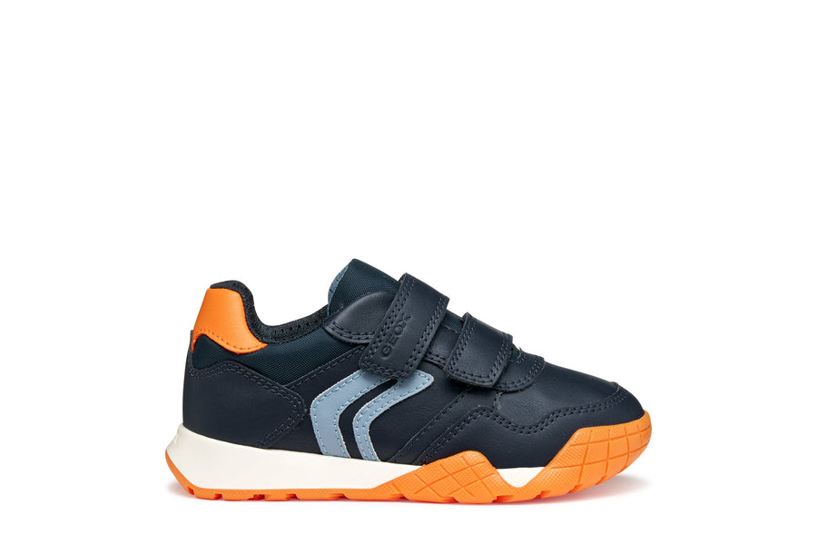 Geox J Rann-e Boy J56NEA 054FU C0659 Navy/Orange Trainer