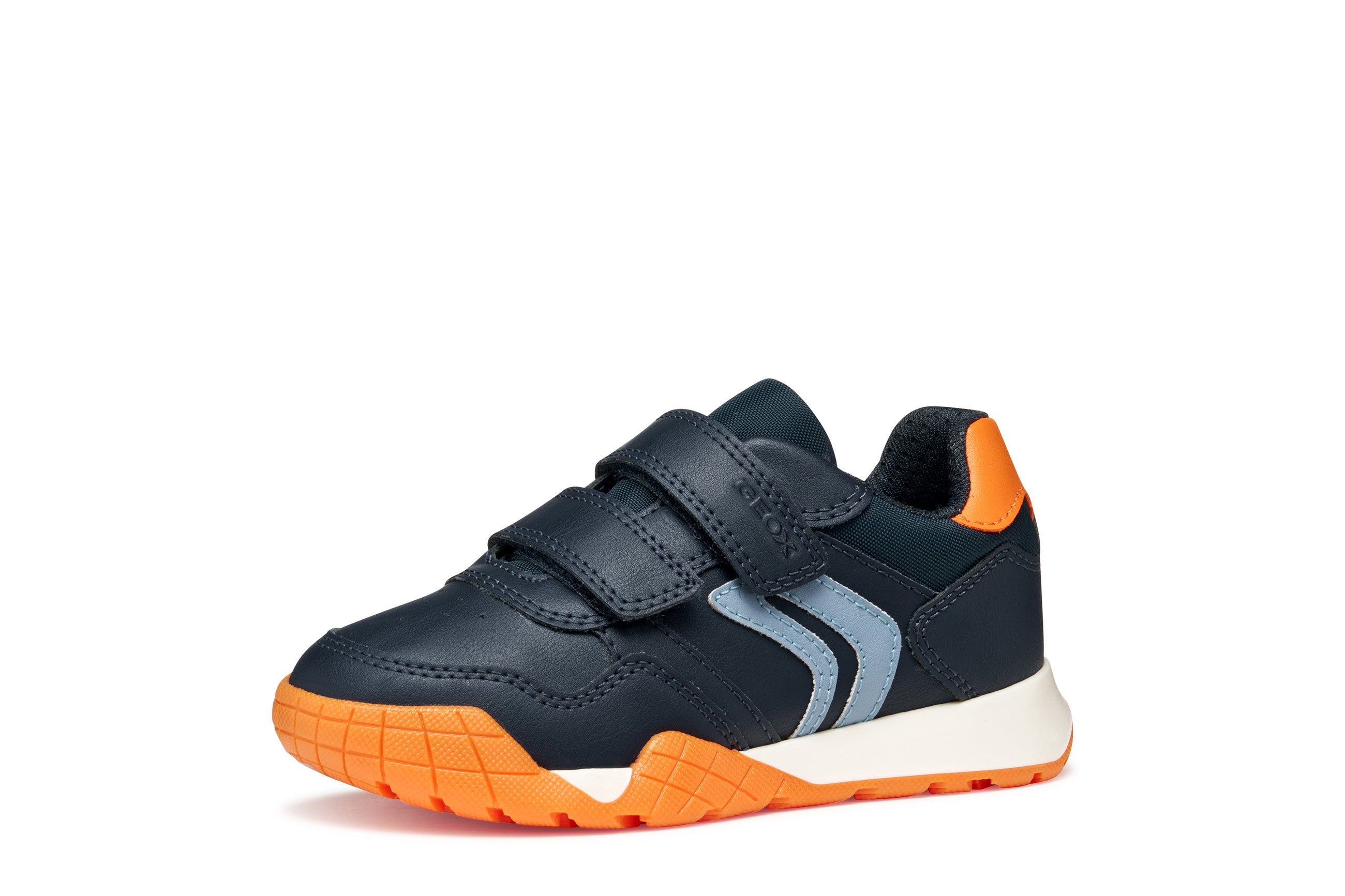 Geox J Rann-e Boy J56NEA 054FU C0659 Navy/Orange Trainer